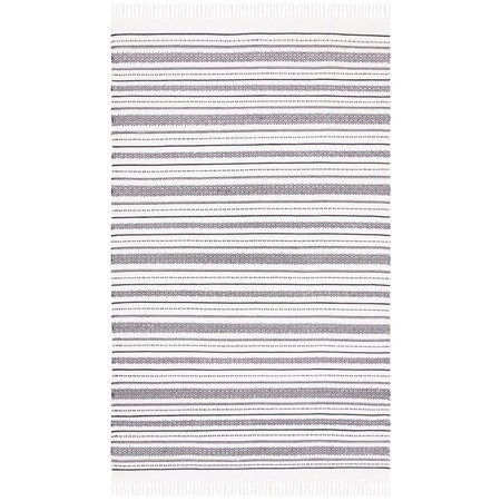 Safavieh 9 x 12 ft. Rectangle Kilim Global & Contemporary Rug, Ivory & Black KLM707A-9